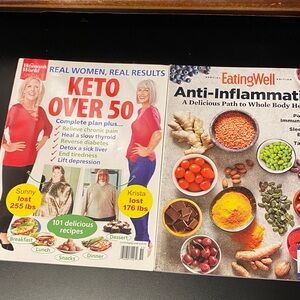 Keto Over 50 and Anti-Inflammatory Two Magazine Set